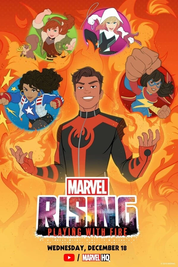 Восход Marvel: Игра с огнём постер