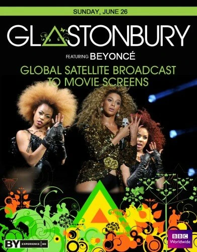 Glastonbury 2011 Beyonce 2011 постер